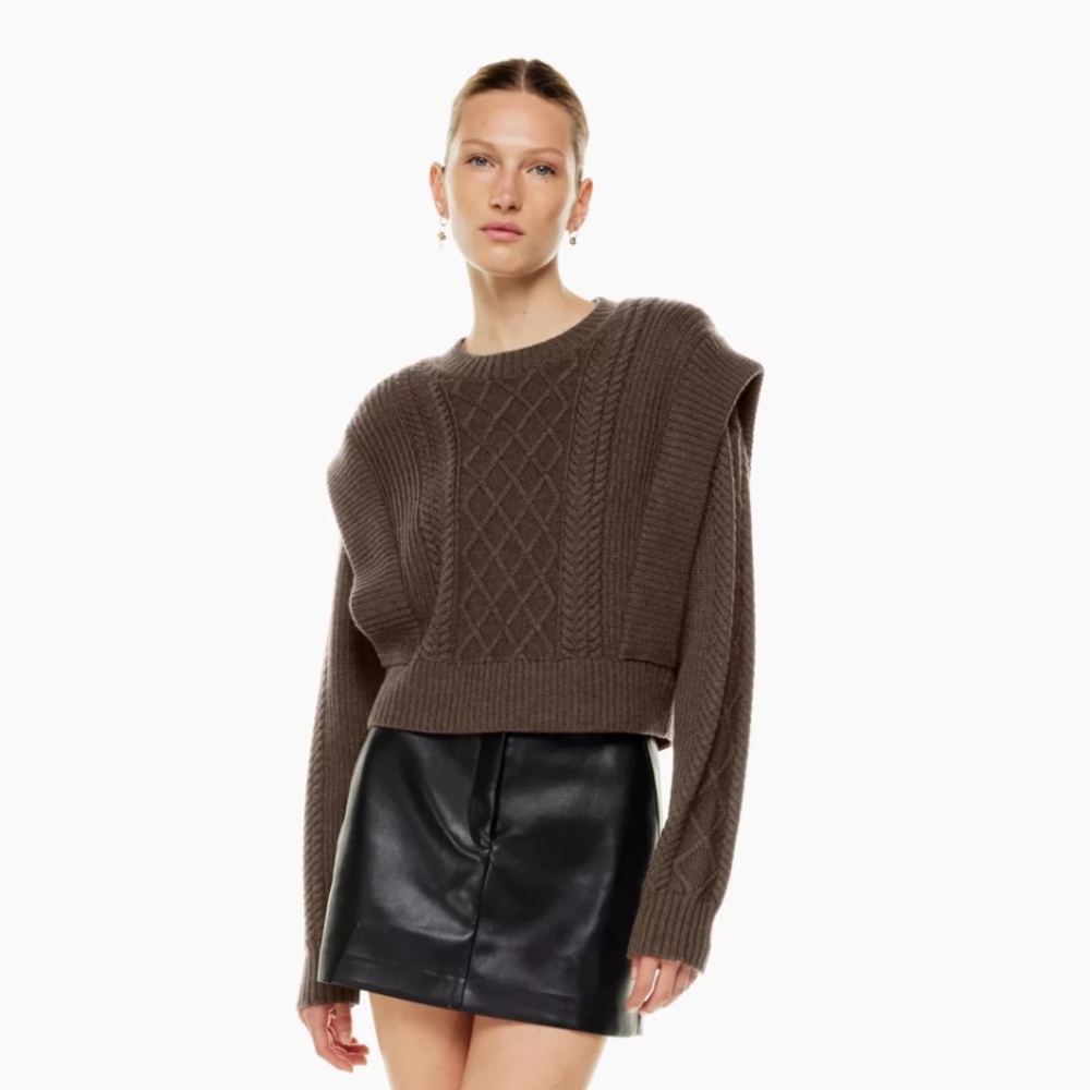 Aritizia BABATON Seek Sweater in brown